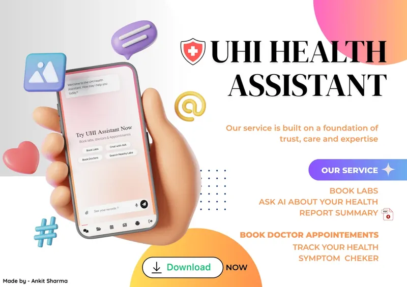 UHI Health Assistant: AI health assistant · Web + mobile